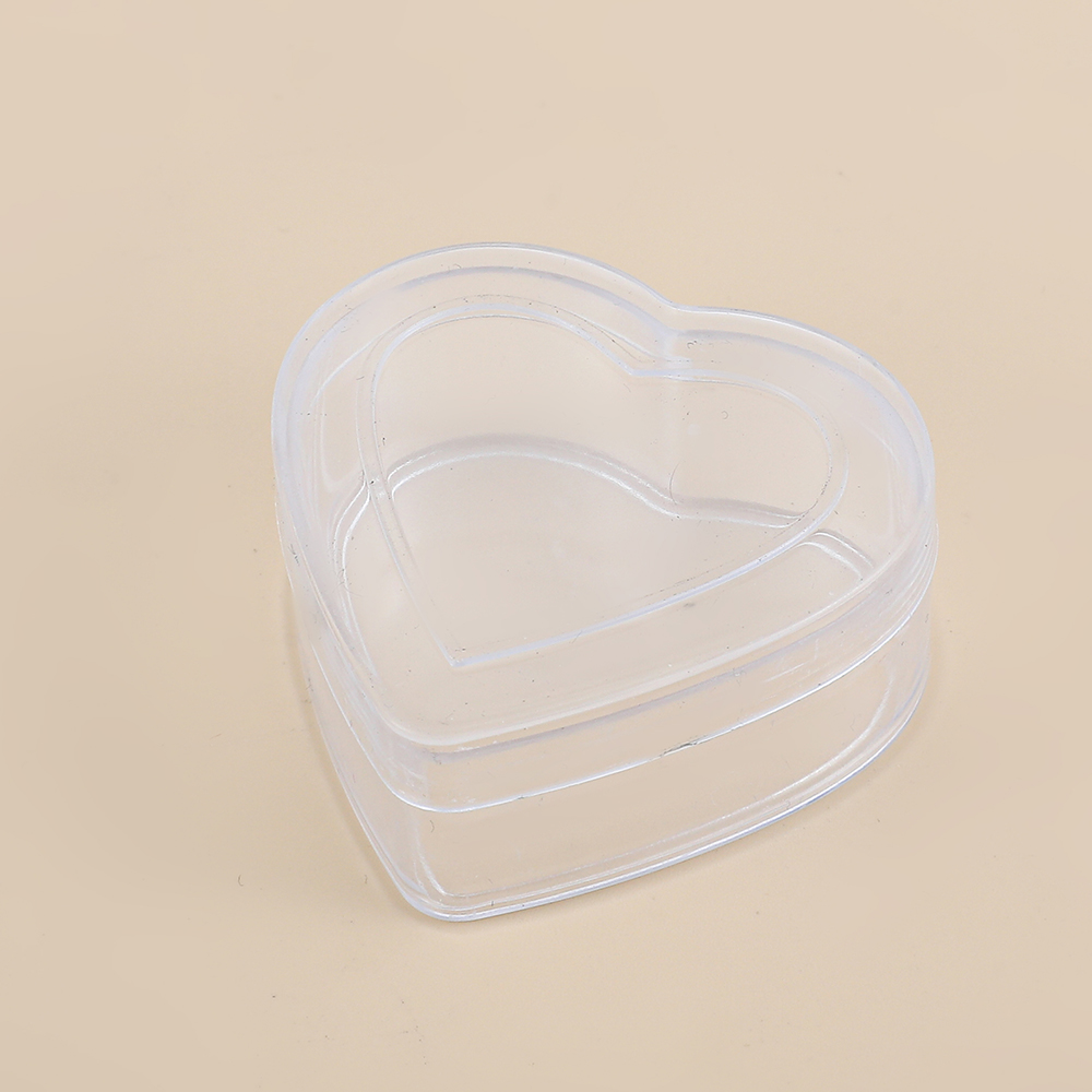 Basic Solid Color Plastic Jewelry Boxes 1 Piece