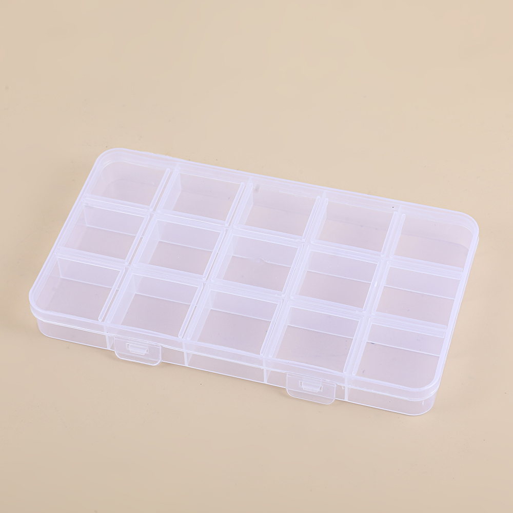 Basic Solid Color Plastic Jewelry Boxes 1 Piece