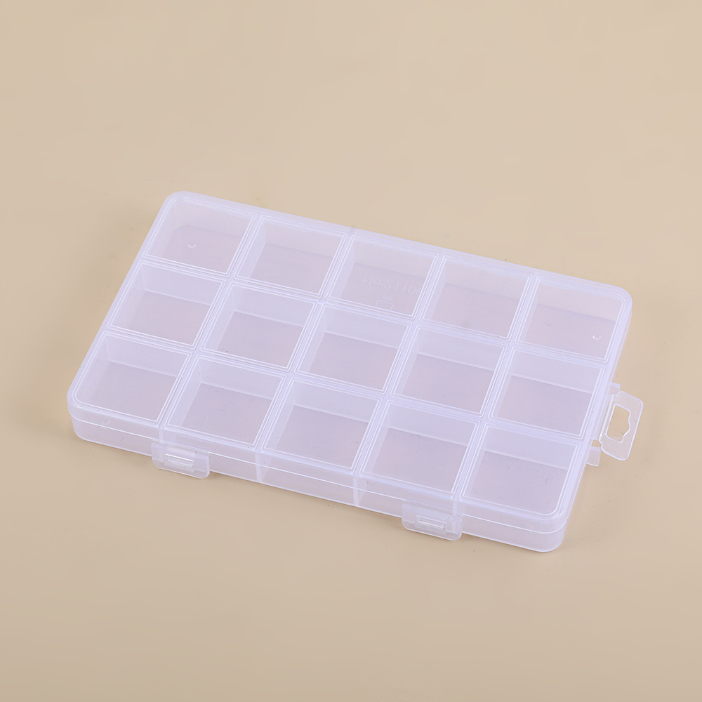 Basic Solid Color Plastic Jewelry Boxes 1 Piece