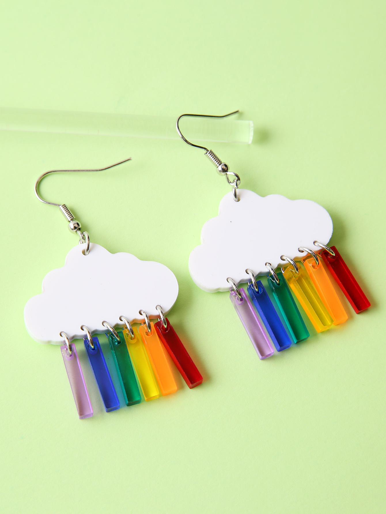 Cute Clouds Arylic Womenu0027S Drop Earrings 1 Pair