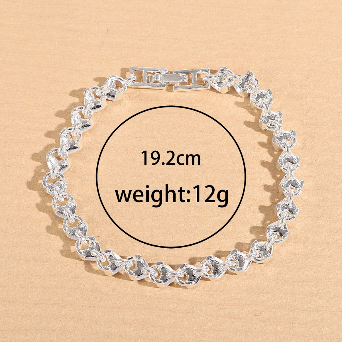 Fashion Heart Shape Alloy Inlay Rhinestones Womenu0027S Bracelets 1 Piece