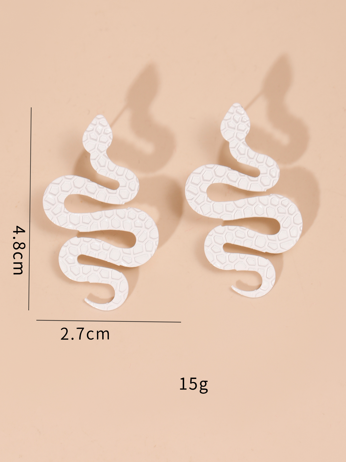 Classic Style Snake Alloy Womenu0027S Drop Earrings 1 Pair