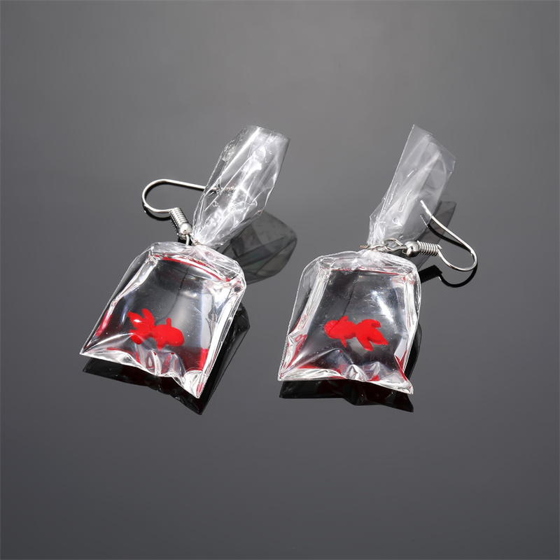 Fashion Fish Resin Womenu0027S Drop Earrings 1 Pair