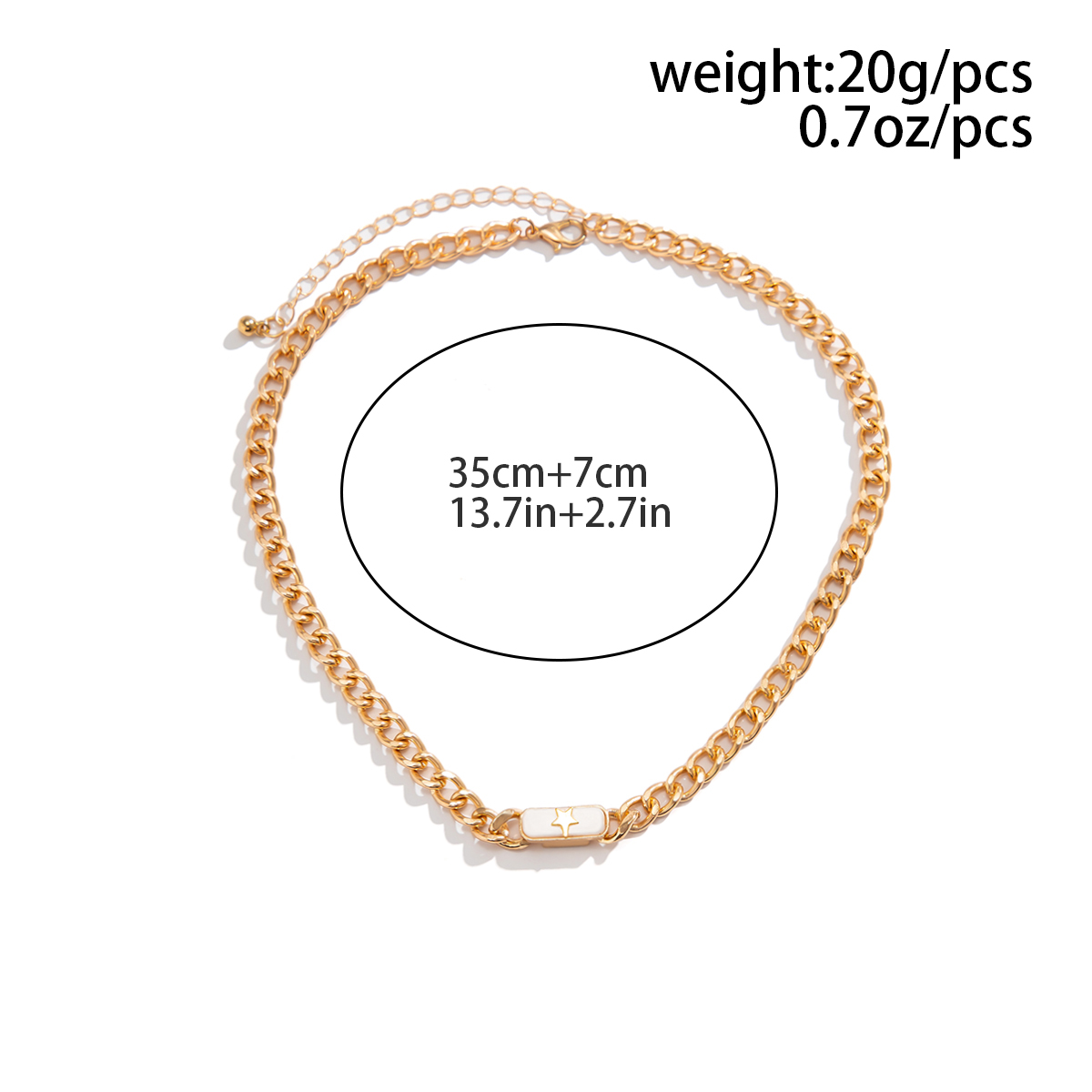 Fashion Star Arylic Alloy Plating Womenu0027S Necklace 1 Piece