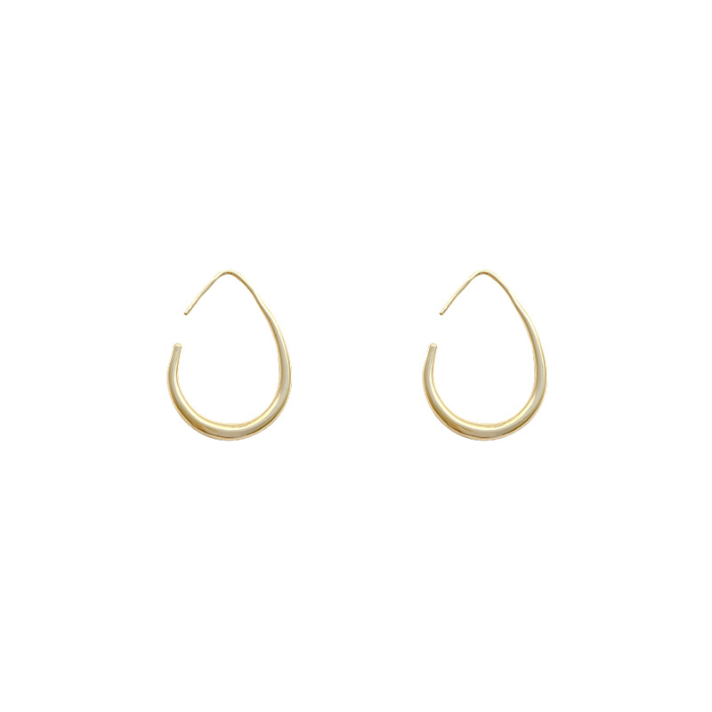 Simple Style Geometric Alloy Plating Womenu0027S Earrings 1 Pair