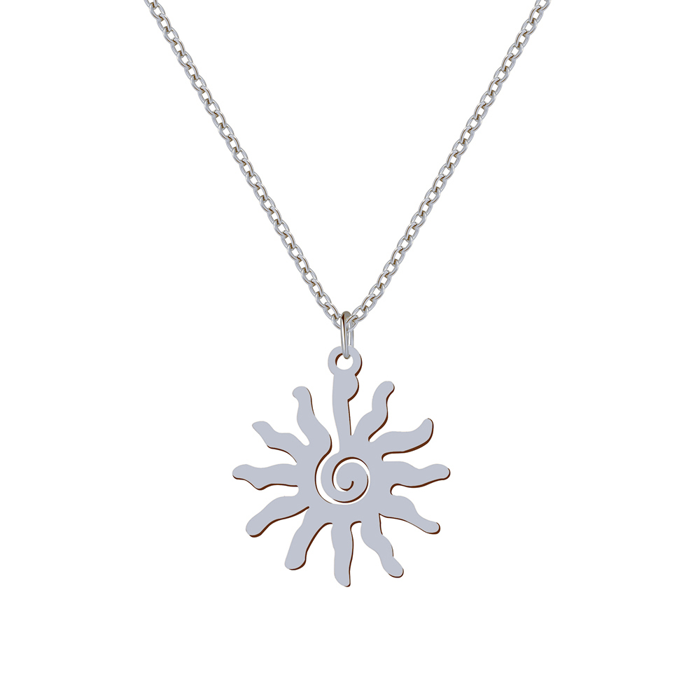 1 Piece Fashion Sun Alloy Unisex Pendant Necklace