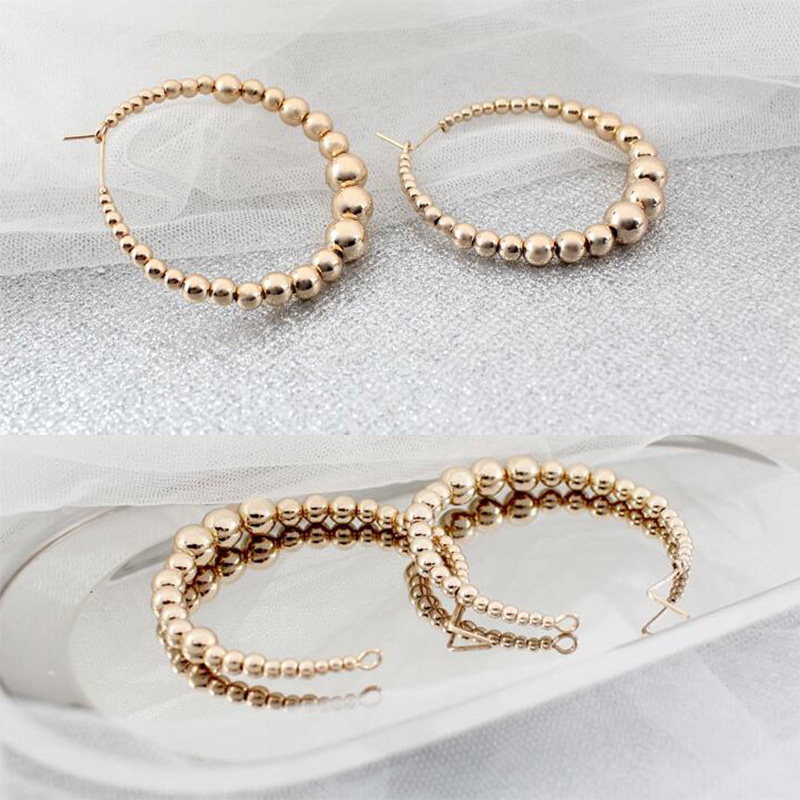 Fashion Round Alloy Womenu0027S Hoop Earrings 1 Pair