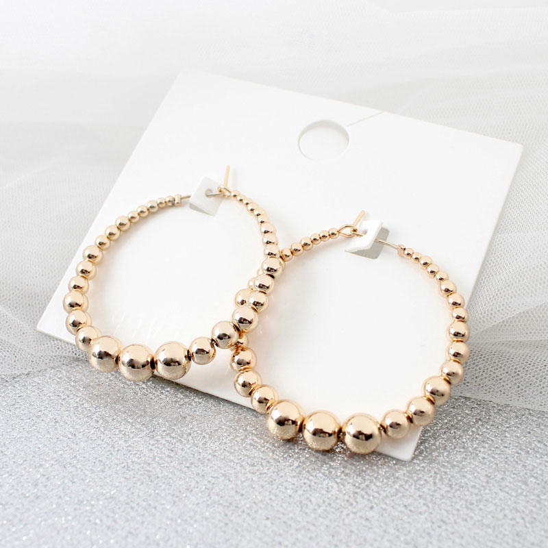 Fashion Round Alloy Womenu0027S Hoop Earrings 1 Pair