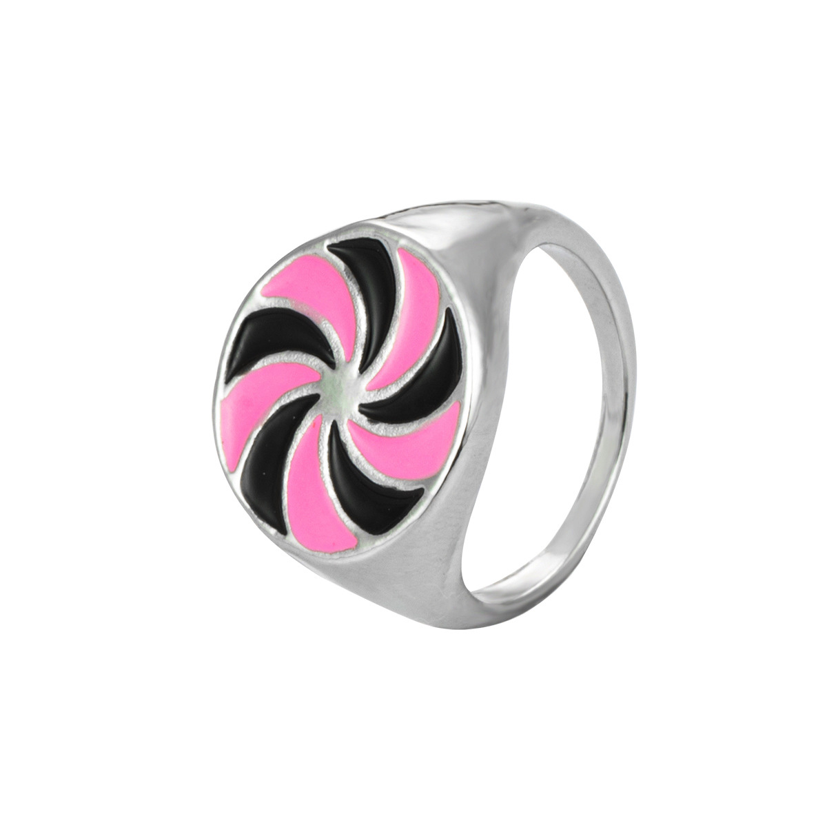 Fashion Round Alloy Enamel Womenu0027S Rings 1 Piece