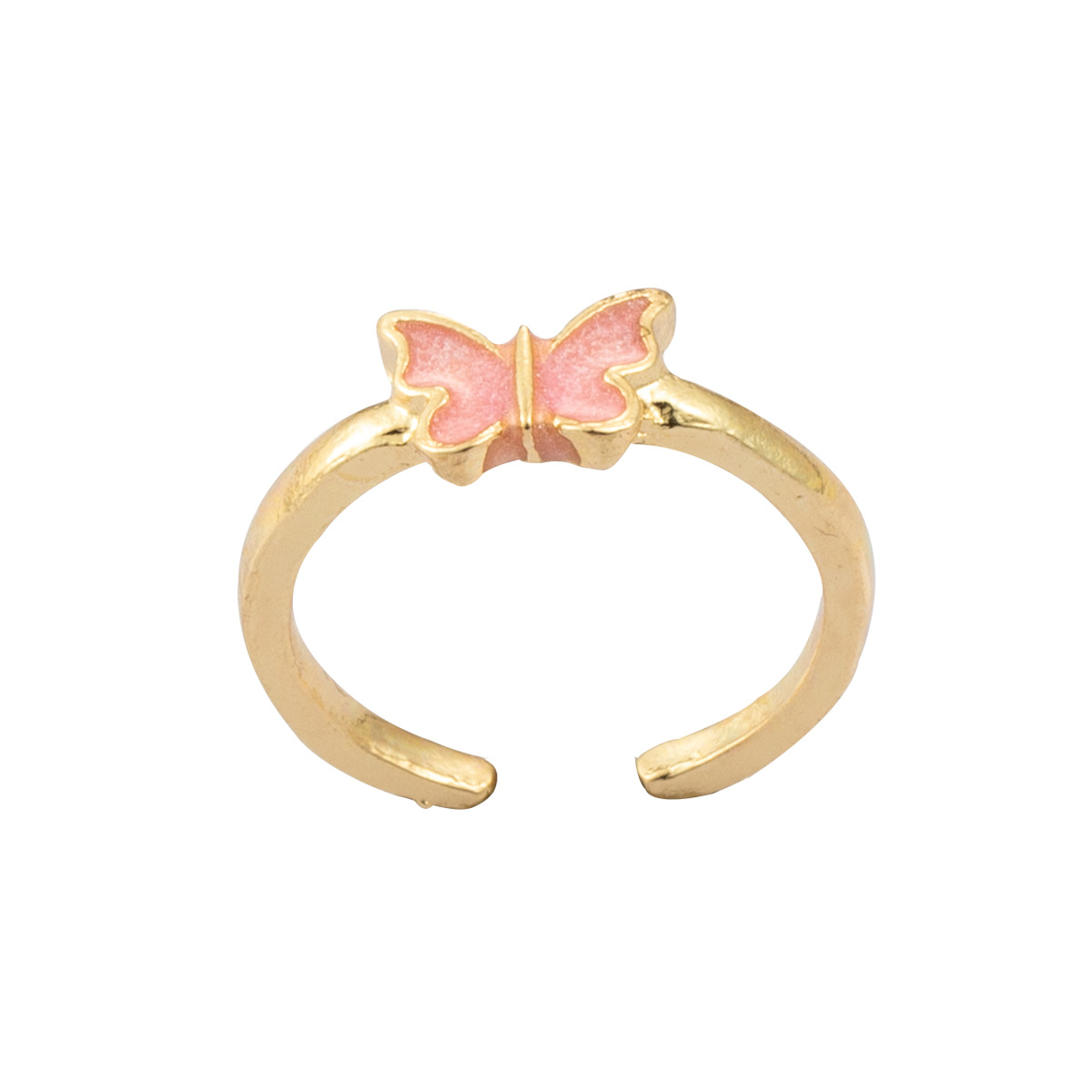 Cute Butterfly Alloy Plating Womenu0027S Open Ring 1 Piece