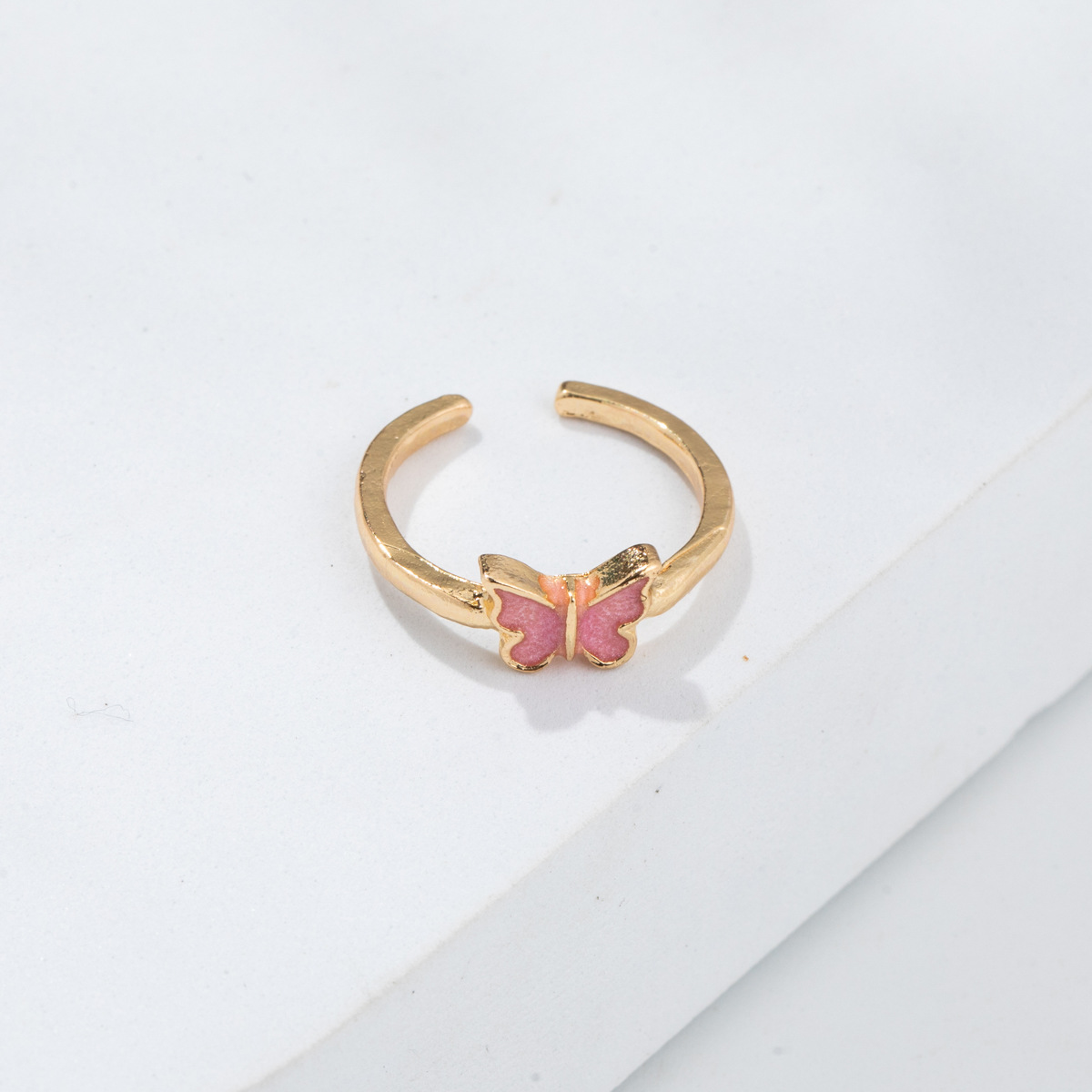 Cute Butterfly Alloy Plating Womenu0027S Open Ring 1 Piece