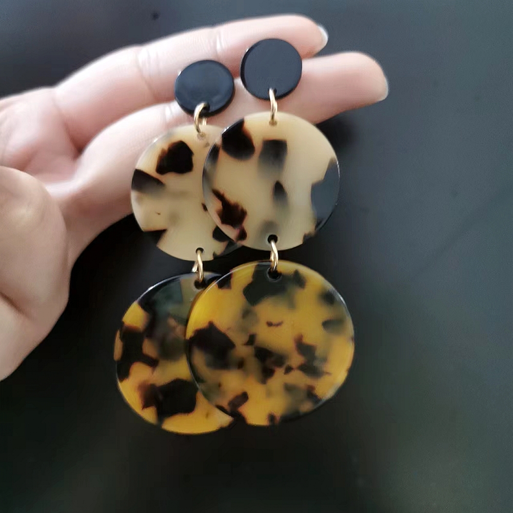 Fashion Leopard Acetic acid sheets Womenu0027S Drop Earrings 1 Pair