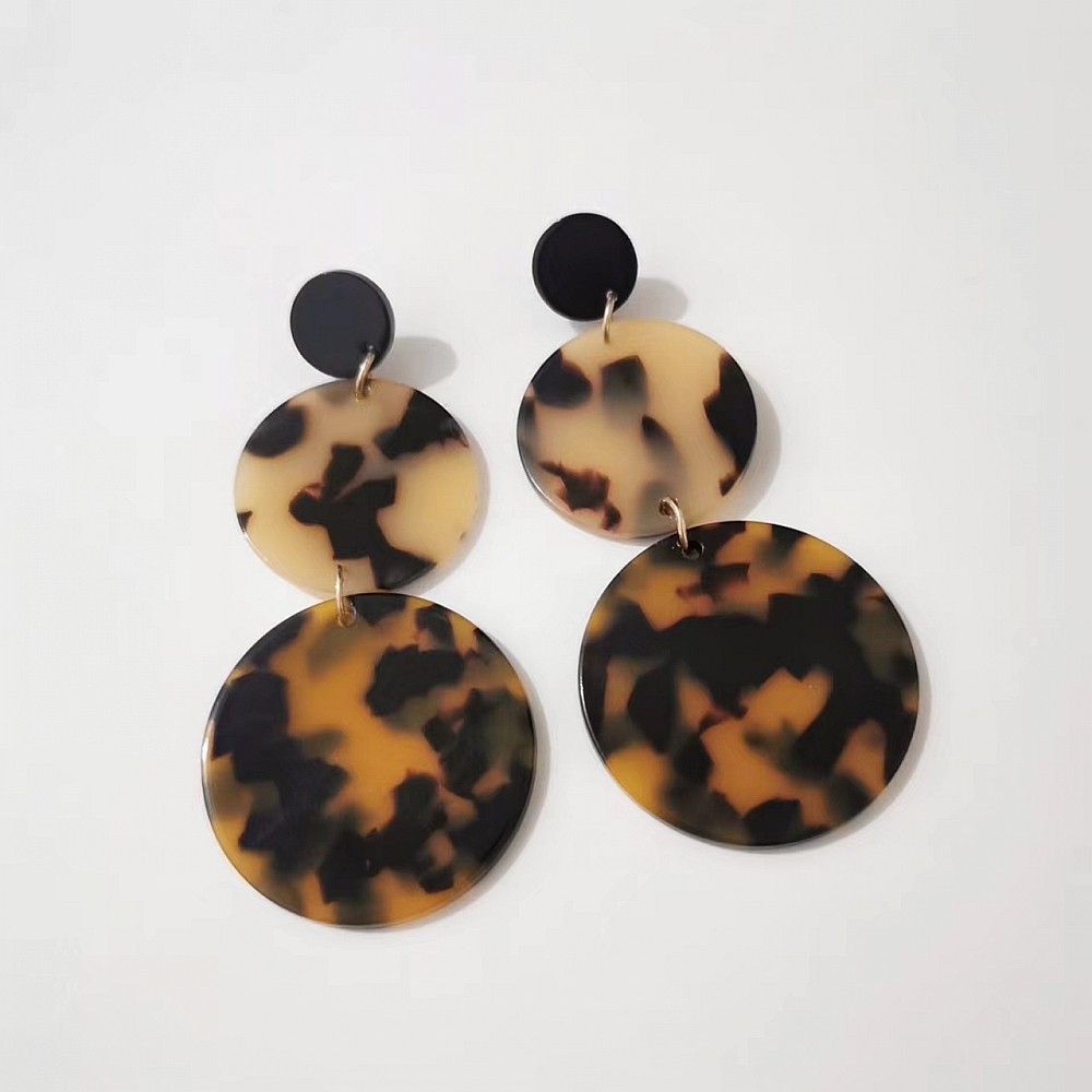 Fashion Leopard Acetic acid sheets Womenu0027S Drop Earrings 1 Pair