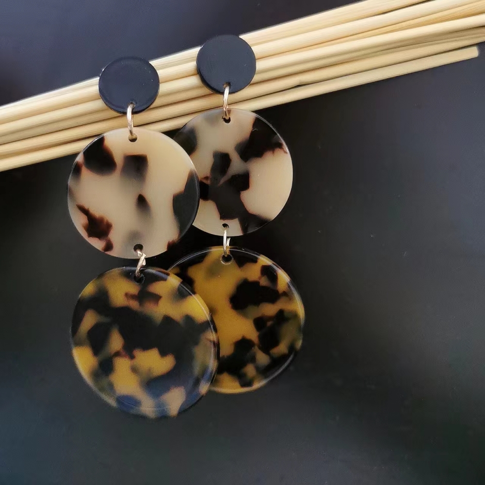 Fashion Leopard Acetic acid sheets Womenu0027S Drop Earrings 1 Pair