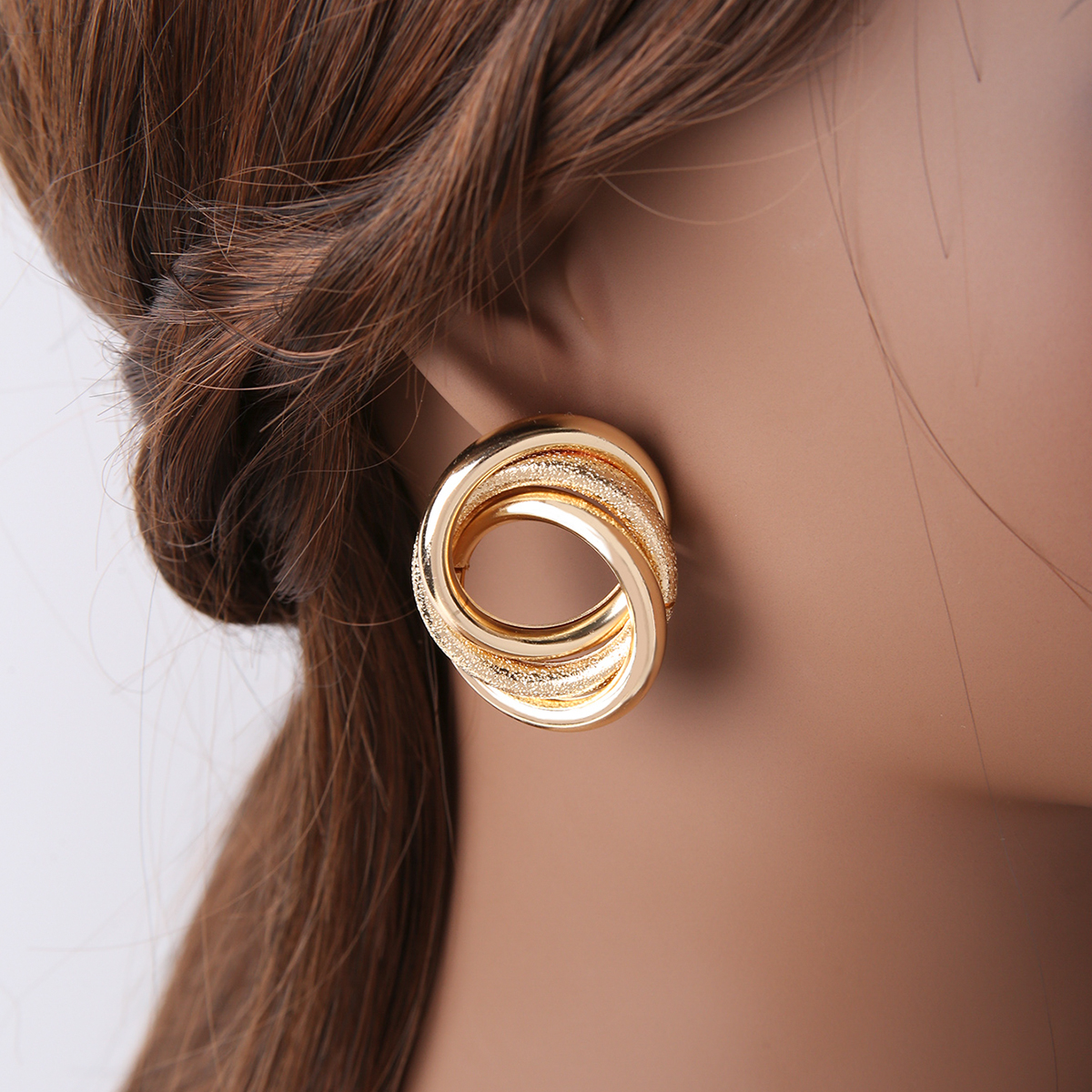 Fashion Geometric Alloy Plating Womenu0027S Ear Studs 1 Pair