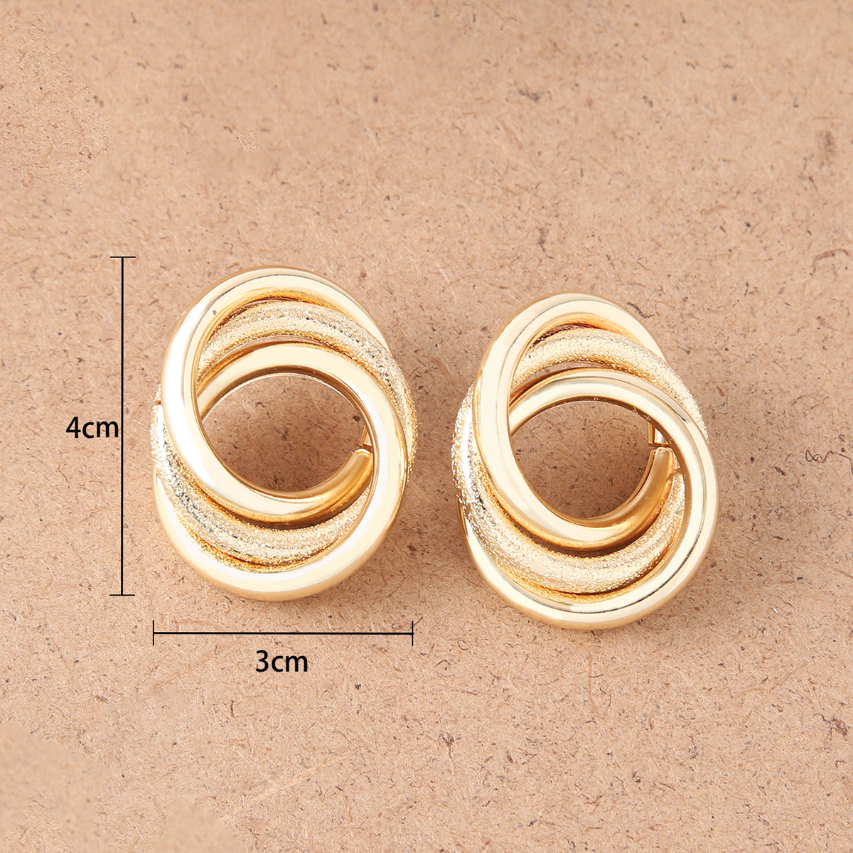 Fashion Geometric Alloy Plating Womenu0027S Ear Studs 1 Pair