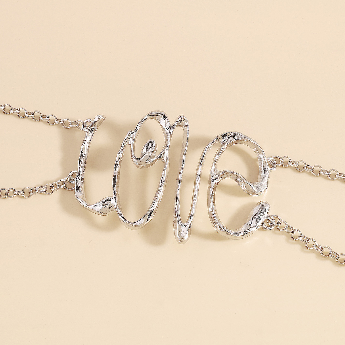 1 Piece Modern Style Letter Alloy Iron Womenu0027S Choker