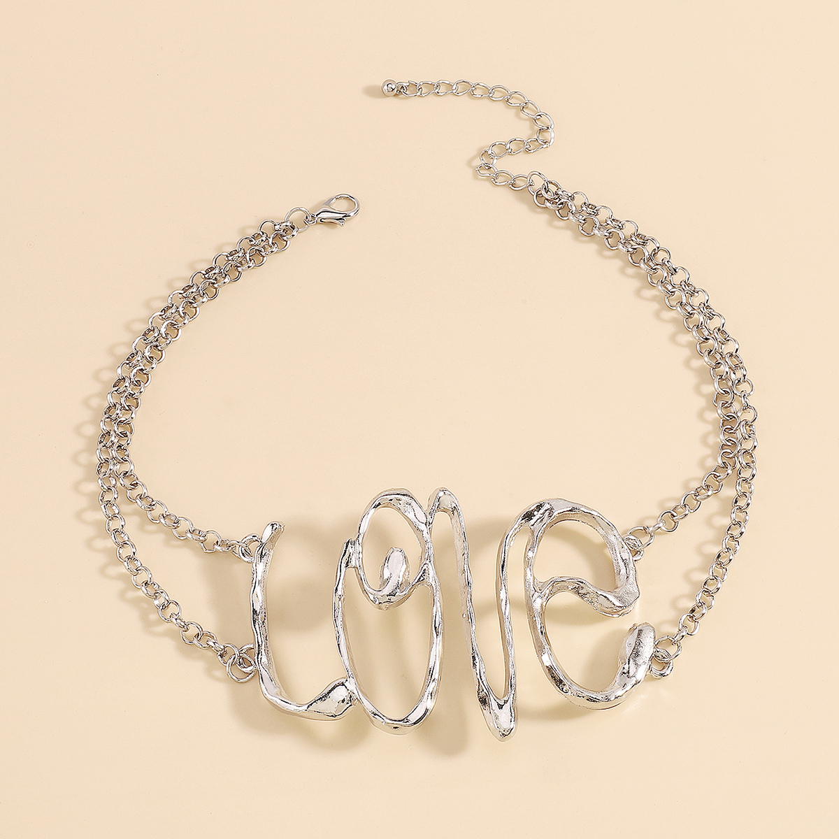 1 Piece Modern Style Letter Alloy Iron Womenu0027S Choker