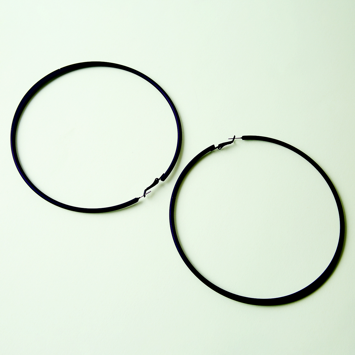 1 Pair Simple Style Round Alloy Womenu0027S Hoop Earrings