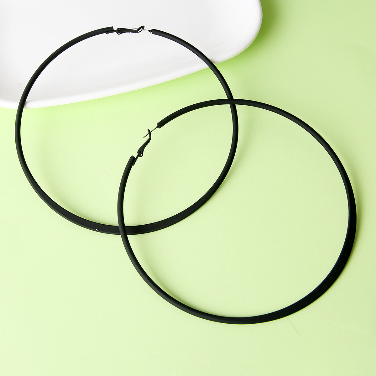 1 Pair Simple Style Round Alloy Womenu0027S Hoop Earrings