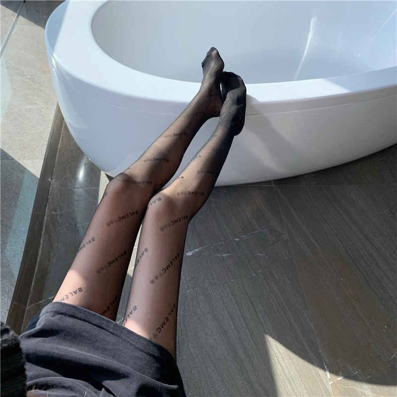 Womenu0027S Sexy Letter Tights A Pair