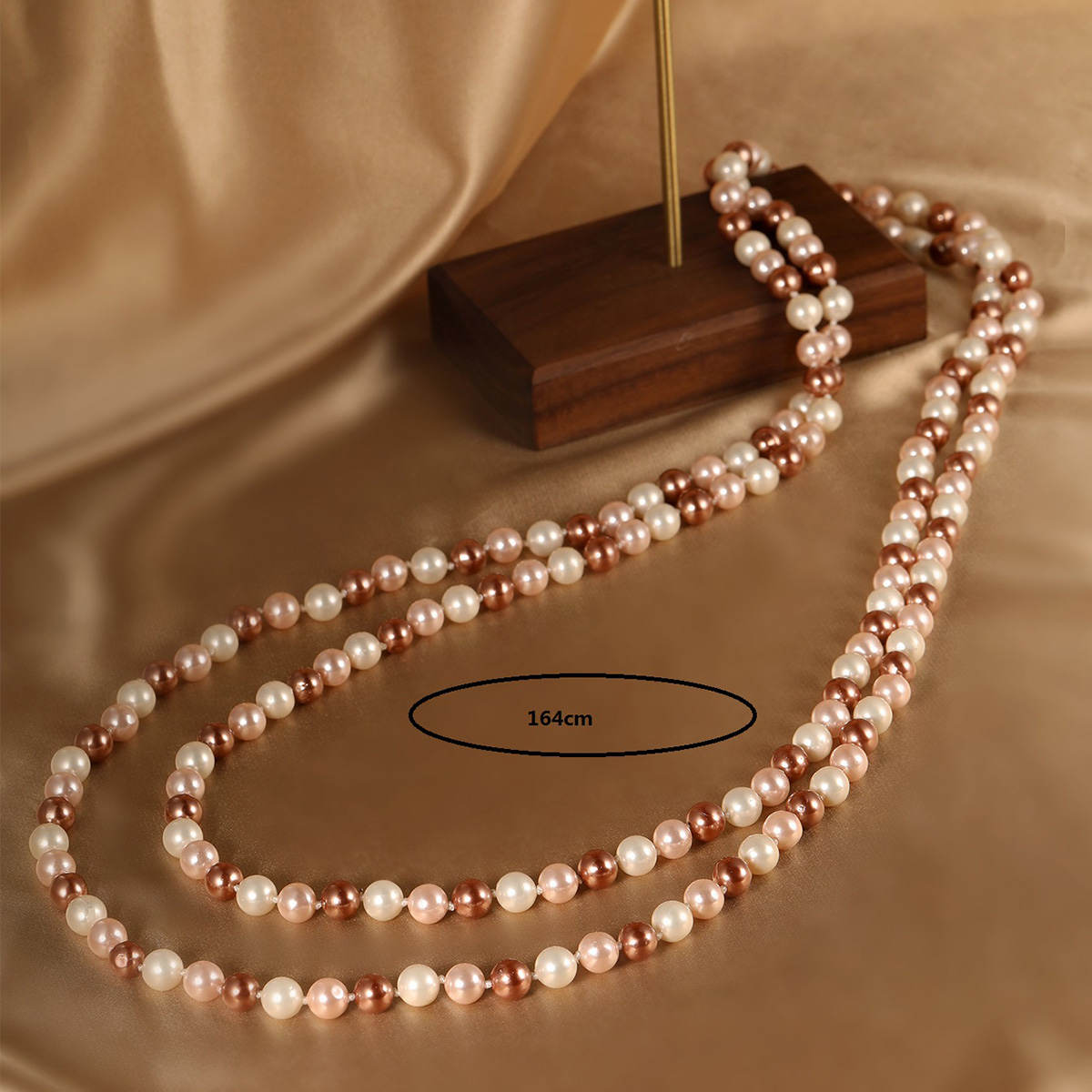 1 Piece Fashion Round Artificial Pearl Beaded Pearl Unisex Necklace