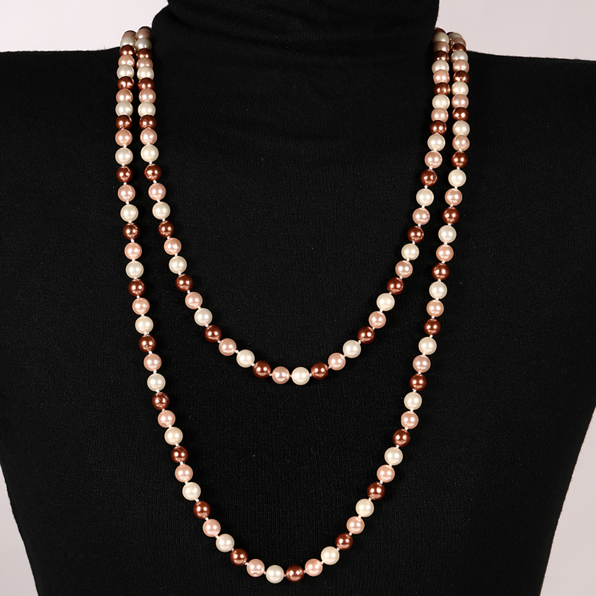 1 Piece Fashion Round Artificial Pearl Beaded Pearl Unisex Necklace