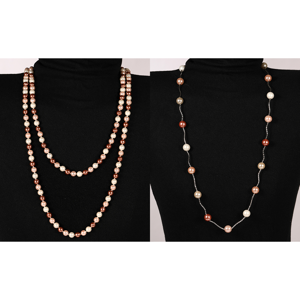 1 Piece Fashion Round Artificial Pearl Beaded Pearl Unisex Necklace