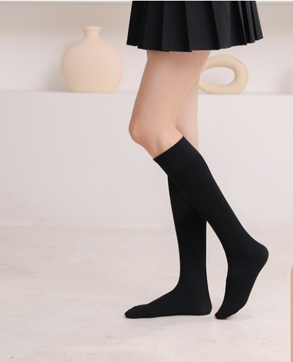 Womenu0027S Sweet Solid Color Spandex Combed Cotton Crew Socks A Pair
