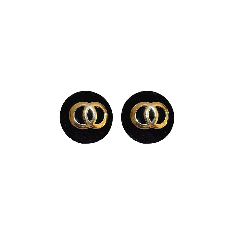 1 Pair Fashion Round Alloy Womenu0027S Ear Studs