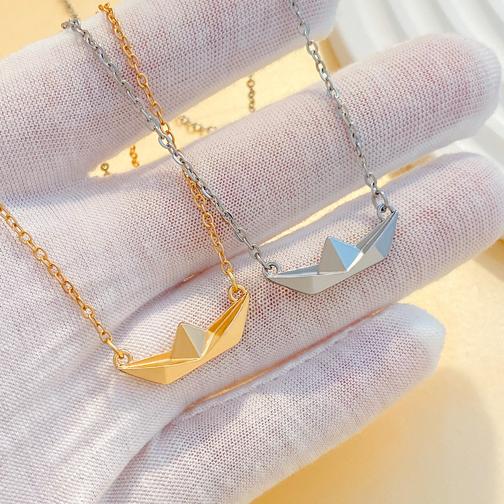 1 Piece Simple Style Ship Alloy Unisex Pendant Necklace