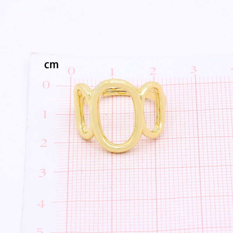 1 Piece Fashion O-Shape Dog Heart Shape Gold Plated Plating Unisex Open Ring