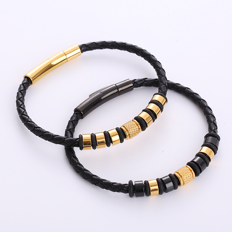 1 Piece Fashion Stainless Steel Handmade Menu0027S Bracelets