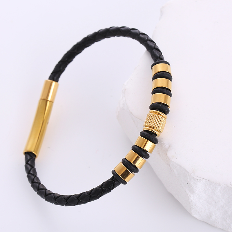 1 Piece Fashion Stainless Steel Handmade Menu0027S Bracelets