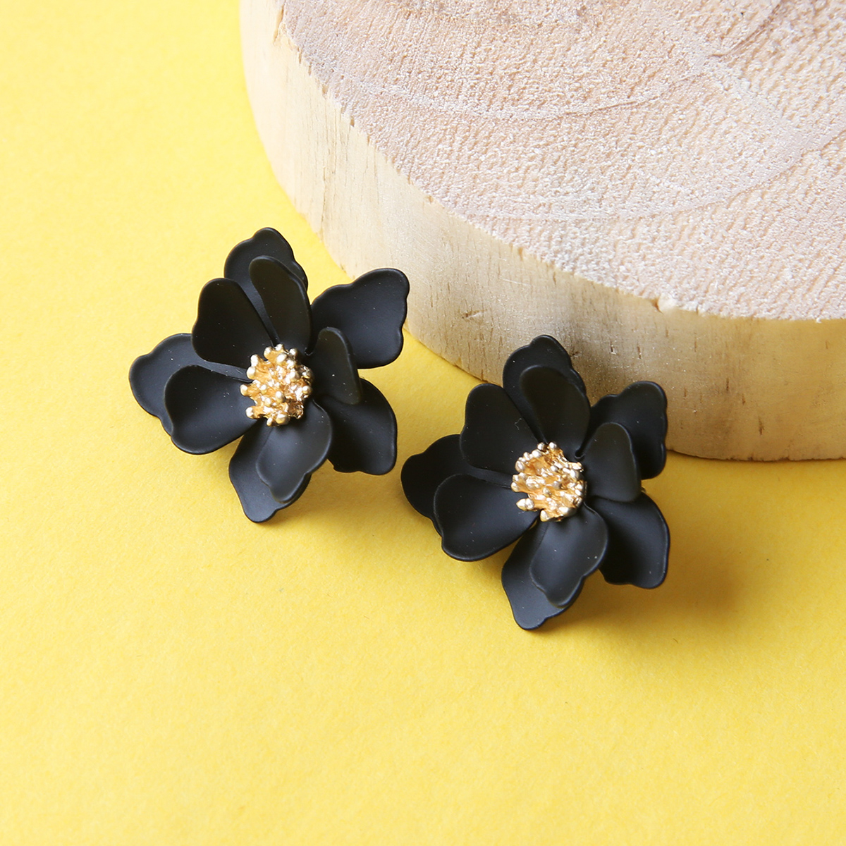 1 Pair Cute Flower Alloy Womenu0027S Ear Studs