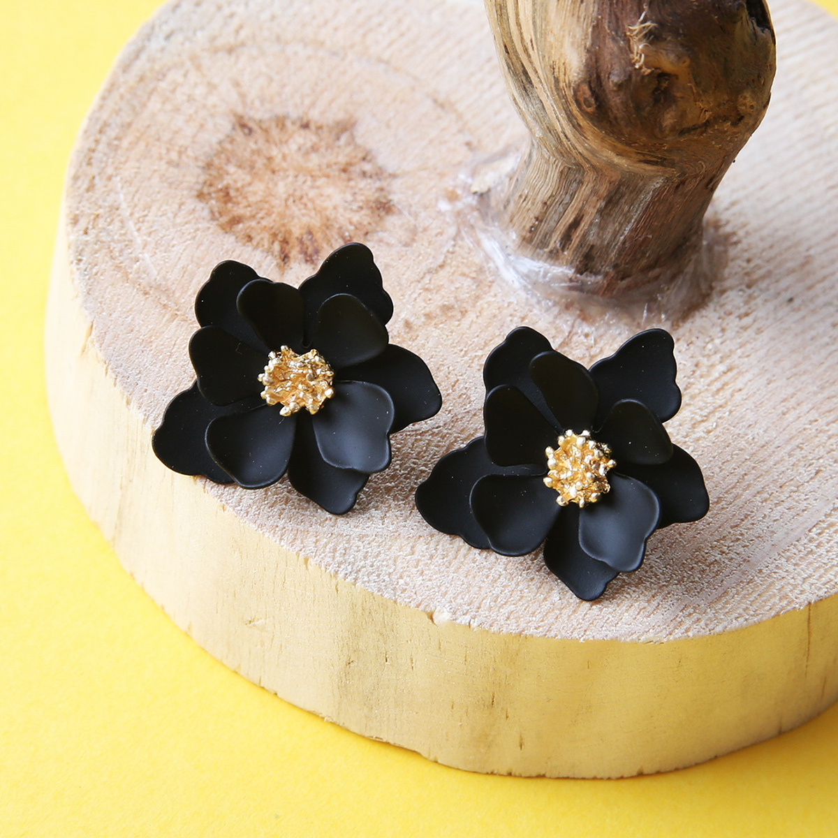 1 Pair Cute Flower Alloy Womenu0027S Ear Studs