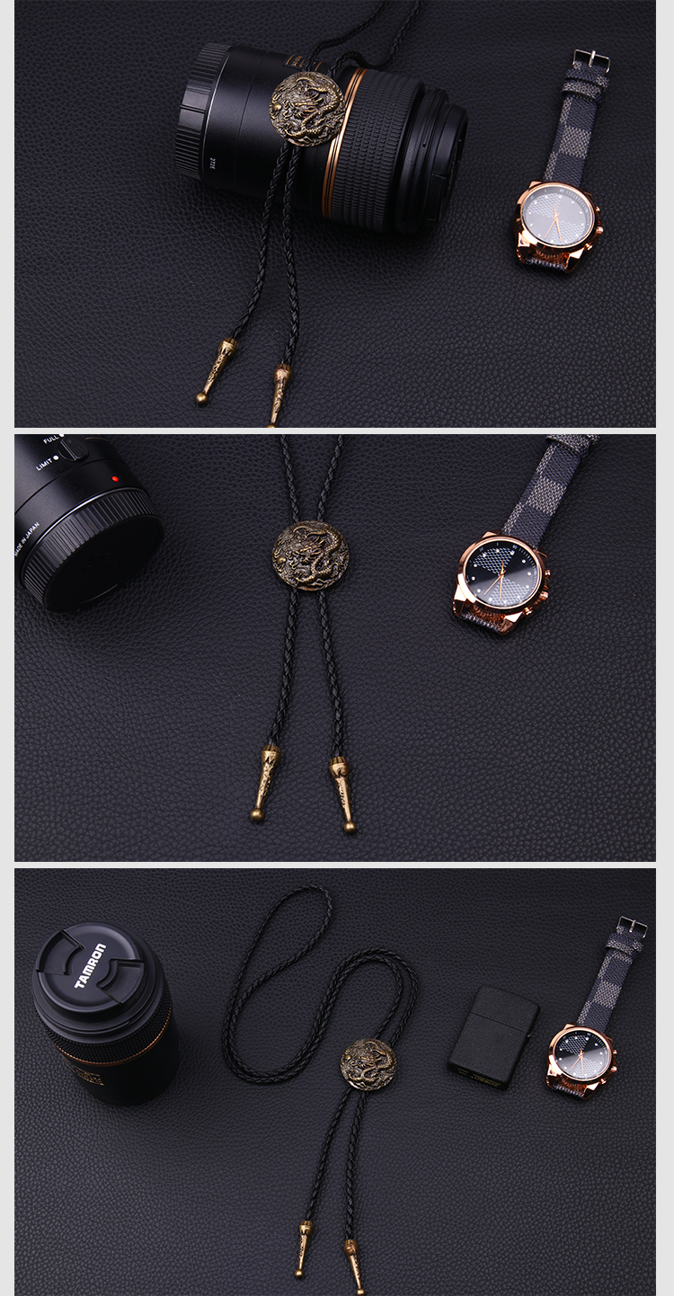 Vintage Style Dragon Alloy Handmade Menu0027S Sweater Chain