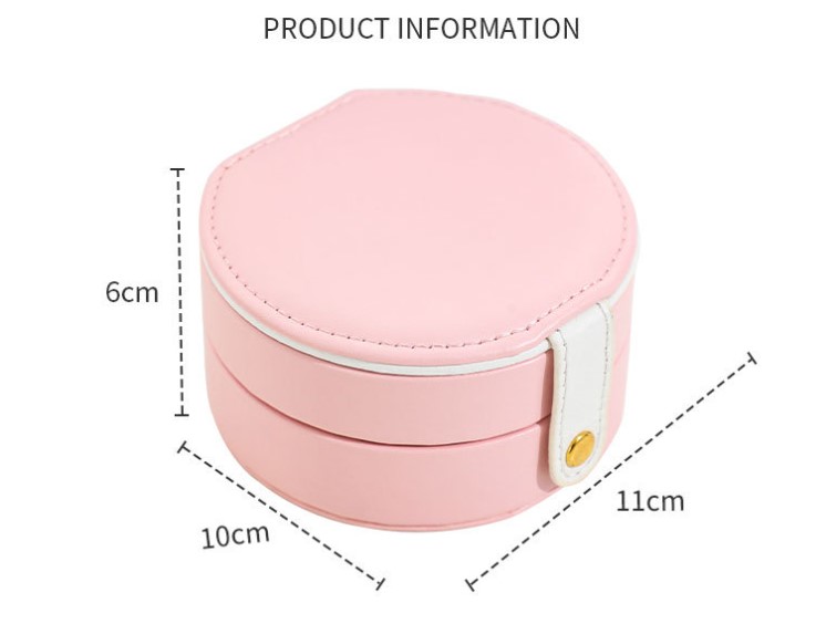 1 Piece Fashion Color Block composite material Jewelry Boxes