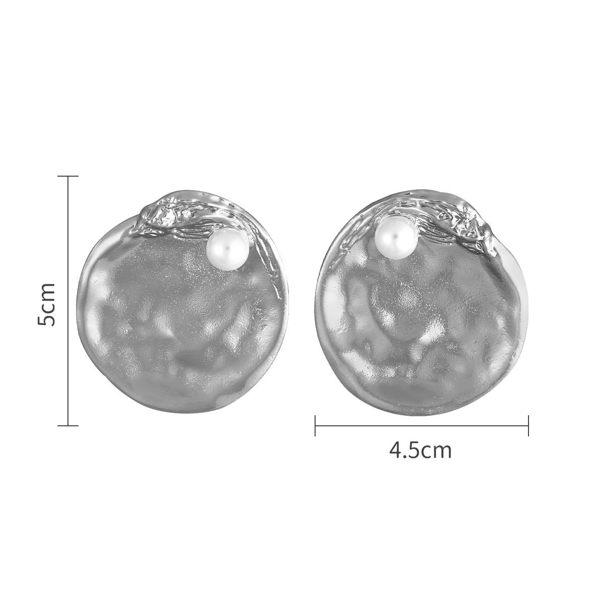 1 Pair Fashion Geometric Alloy Plating Artificial Pearls Womenu0027S Ear Studs