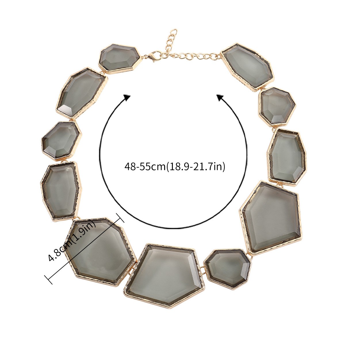 1 Piece Fashion Geometric Plastic Polishing Womenu0027S Necklace