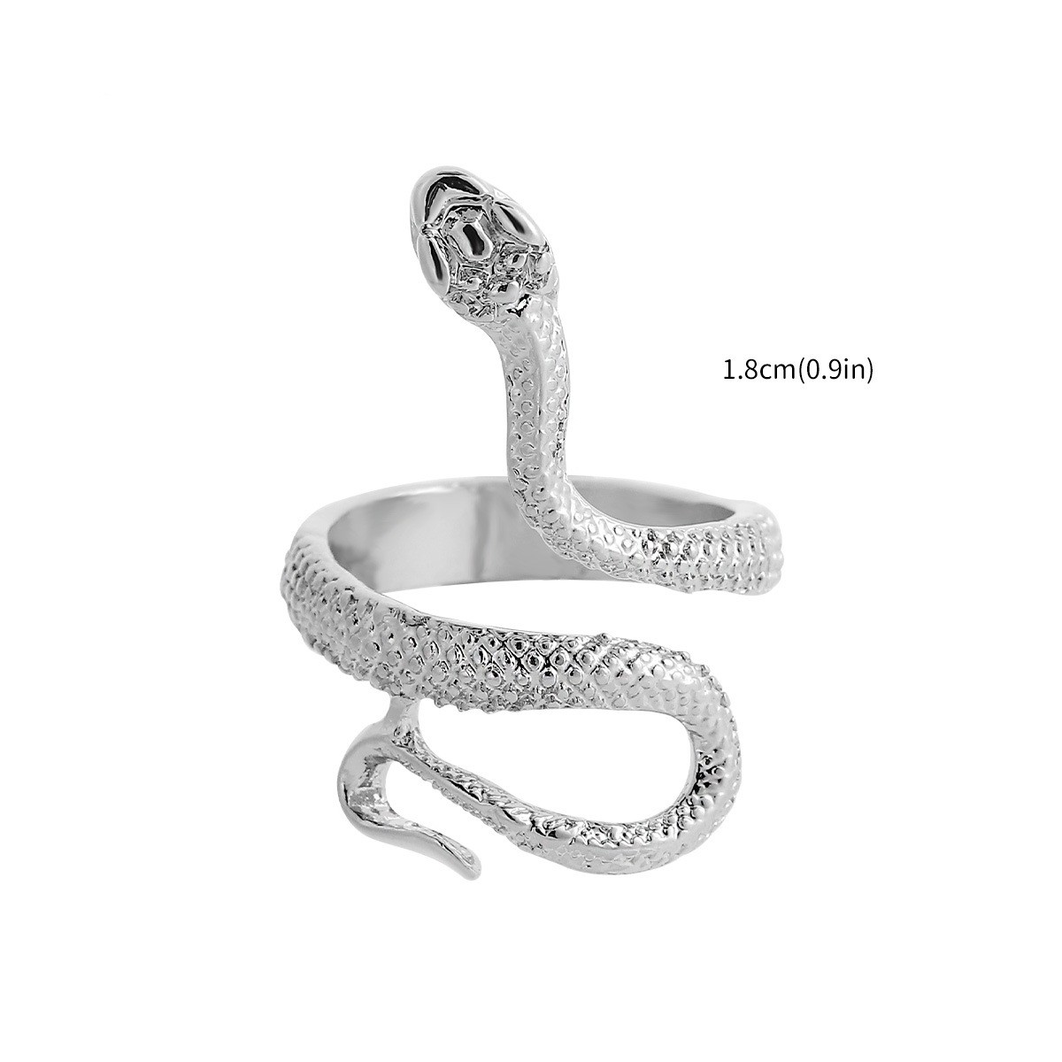 1 Piece Fashion Snake Metal Plating Womenu0027S Open Ring