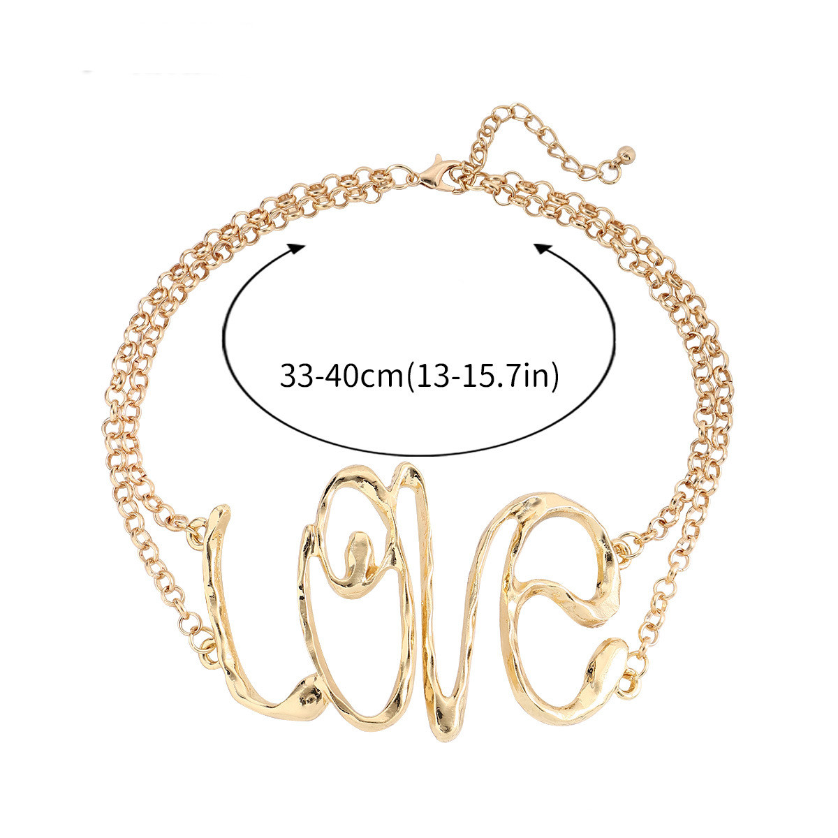 1 Piece Fashion Letter Alloy Plating Womenu0027S Necklace