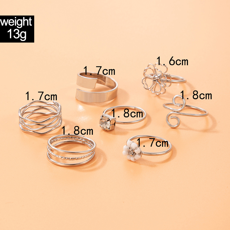 Fashion Geometric Alloy Plating Womenu0027S Rings