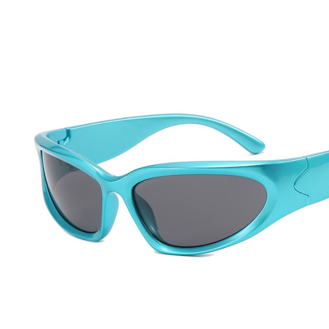 Hip-Hop Solid Color Resin Oval Frame Full Frame Womenu0027s Sunglasses