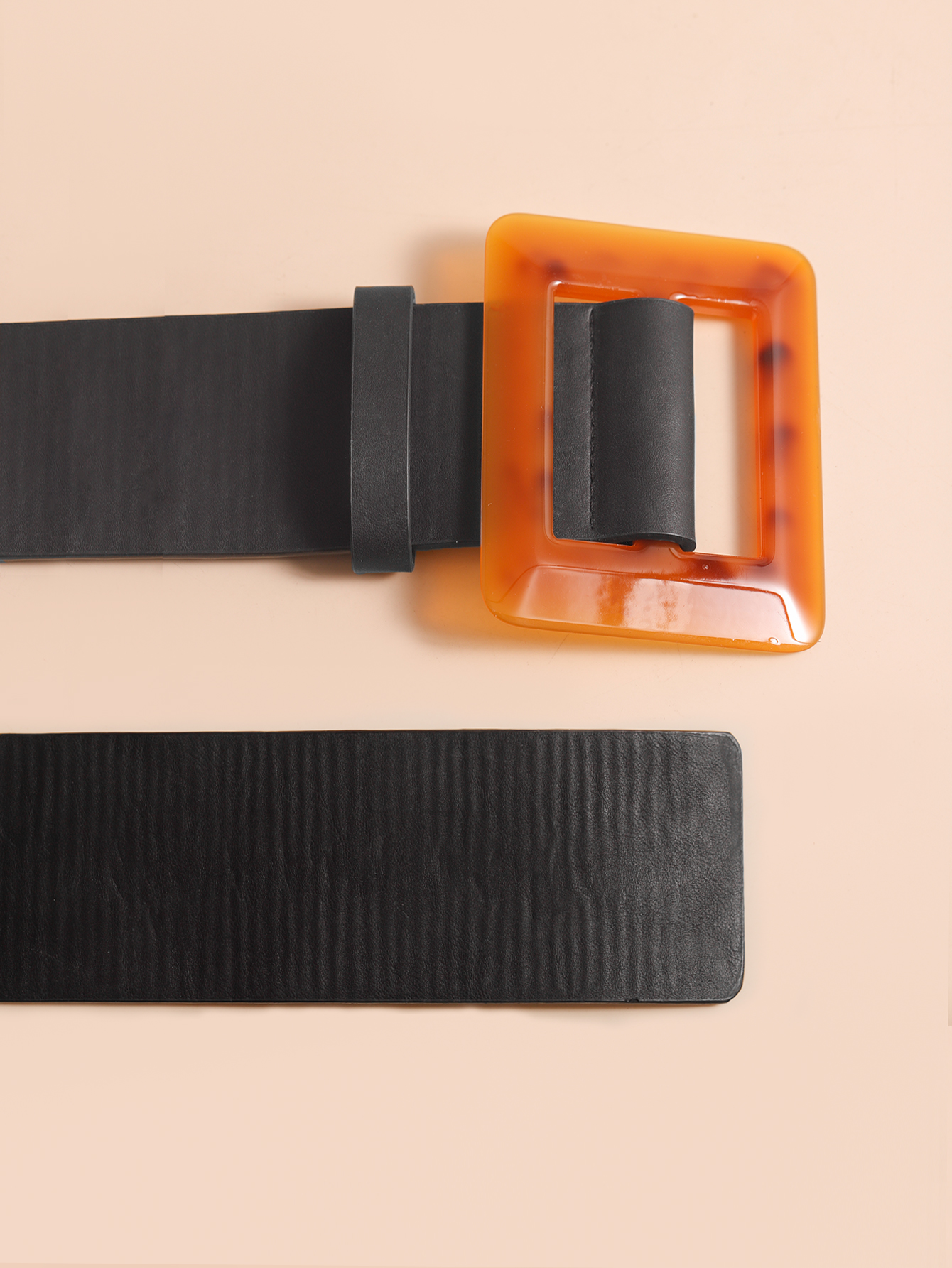 Fashion Solid Color Arylic Pu Leather Womenu0027S Leather Belts