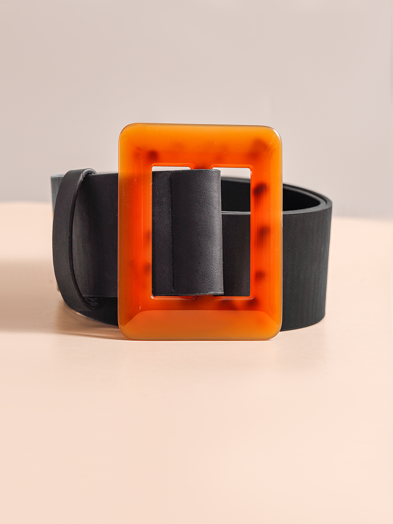 Fashion Solid Color Arylic Pu Leather Womenu0027S Leather Belts