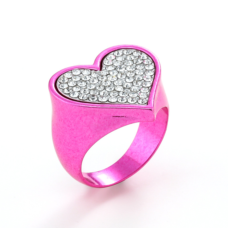 Fashion Geometric Alloy Plating Glass Womenu0027S Rings