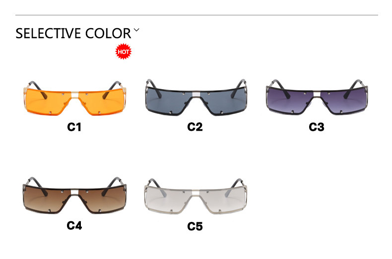 Fashion Geometric Pc Oval Frame Full Frame Womenu0027s Sunglasses