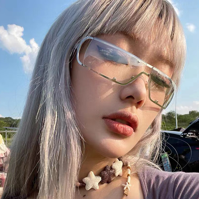 Fashion Geometric Pc Oval Frame Full Frame Womenu0027s Sunglasses