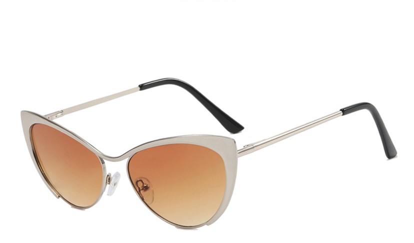 Retro Solid Color Ac Butterfly Frame Full Frame Womenu0027s Sunglasses